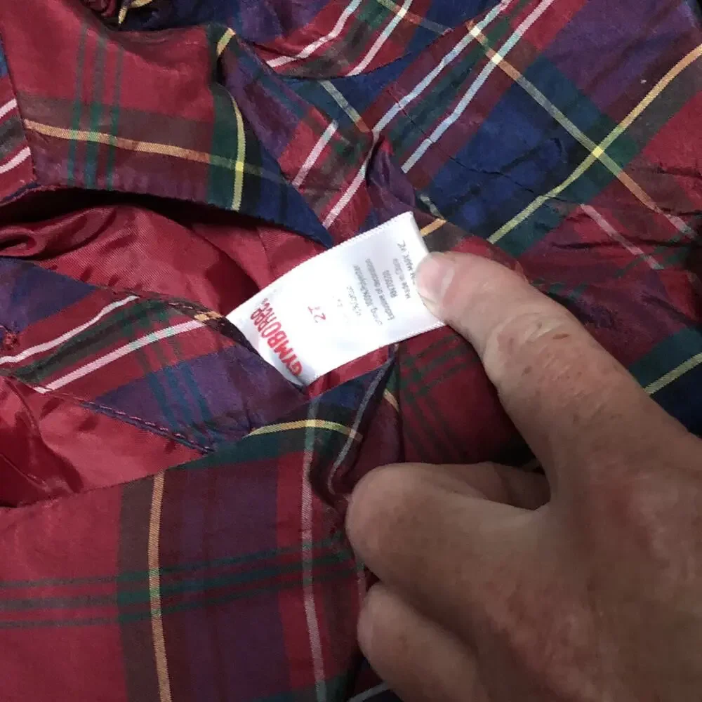 Gymboree Red Plaid Dress size 2